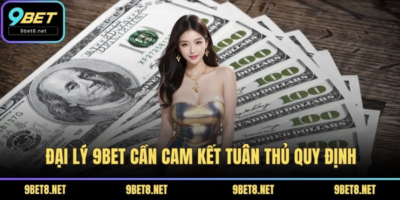 Đại lý 9BET cần cam kết tuân thủ quy định